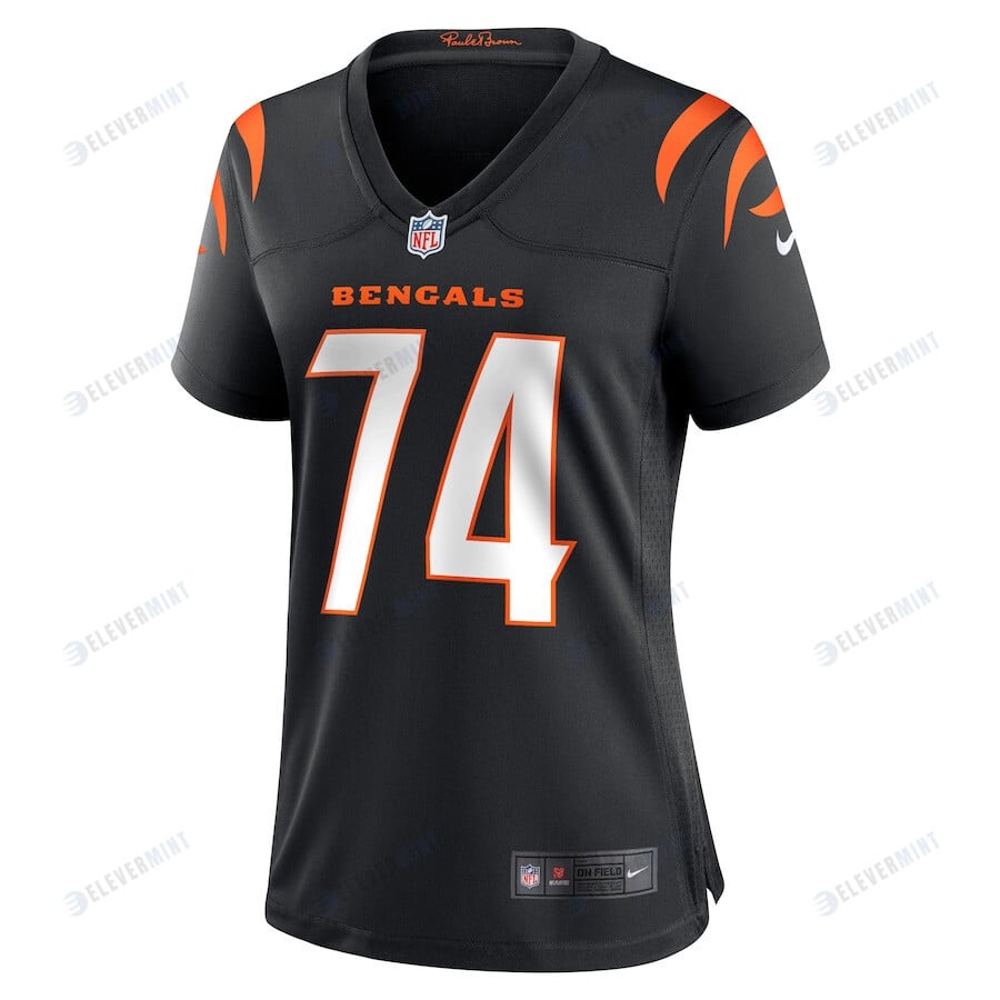 Max Scharping 74 Cincinnati Bengals Women's Game Jersey - Black