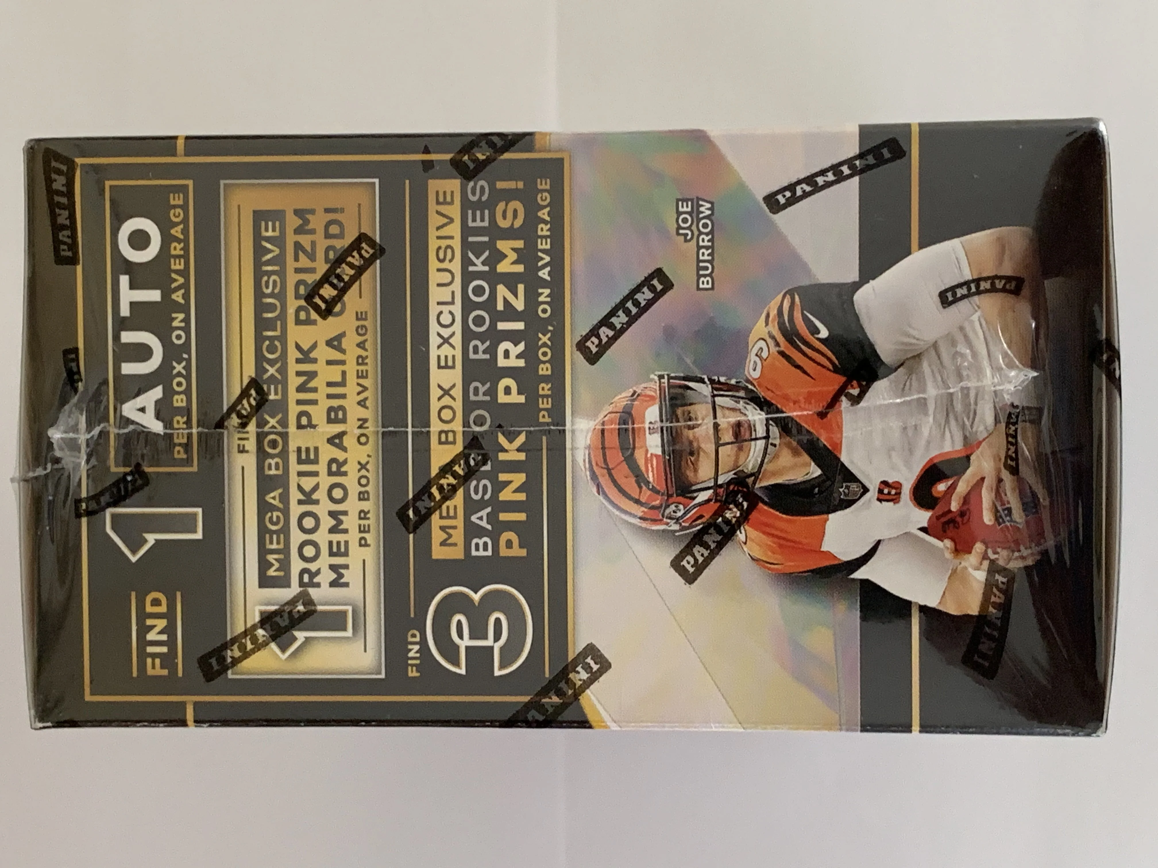 2020 Panini Prizm NFL Football Trading Cards Mega Box- Feat. Rookies Tua Tagovailoa, Justin Herbert, Joe Burrow | 20 Cards