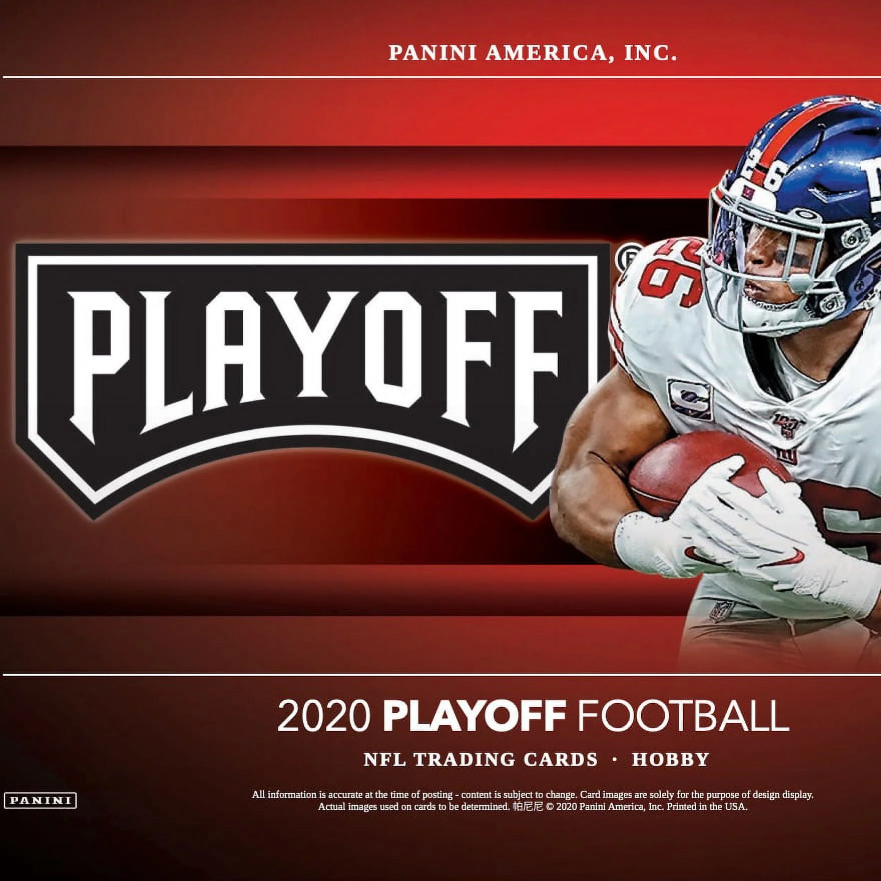 2020 Panini Playoff NFL Football Trading Cards Blaster Box- 56 Cards | Exclusive Red insert and Rookies Kickoff parallels | 1 Autograph or Memorabilia Card