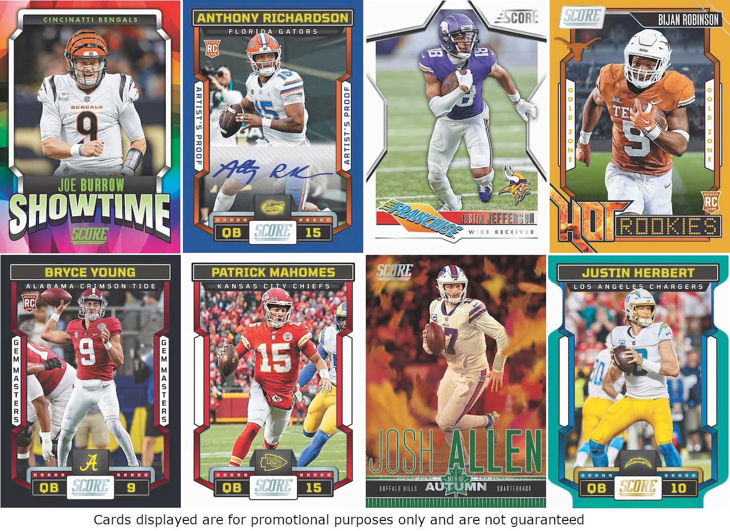 2023 Panini Score NFL Football Trading Cards Blaster Box
