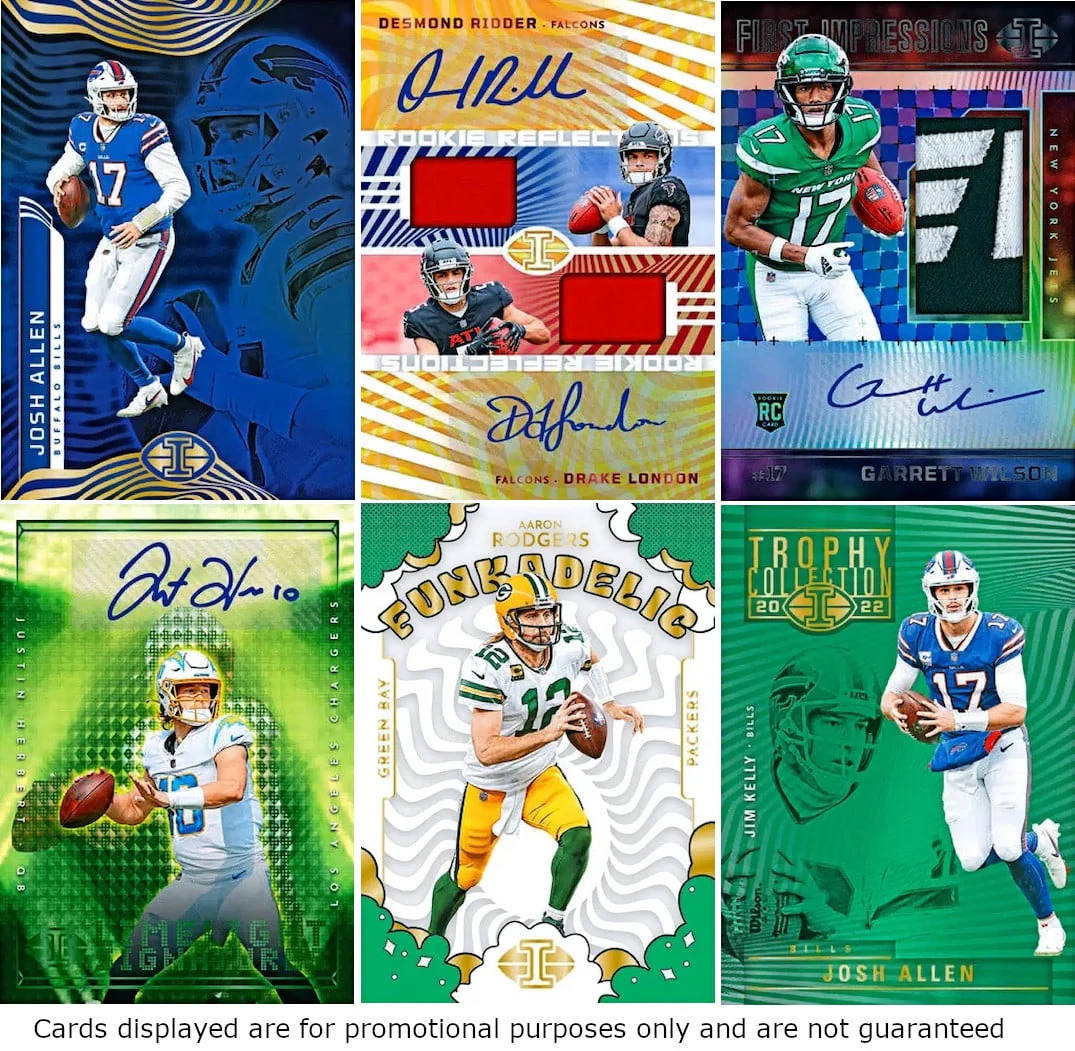 2022 Panini Illusions NFL Football Blaster Box Trading Cards