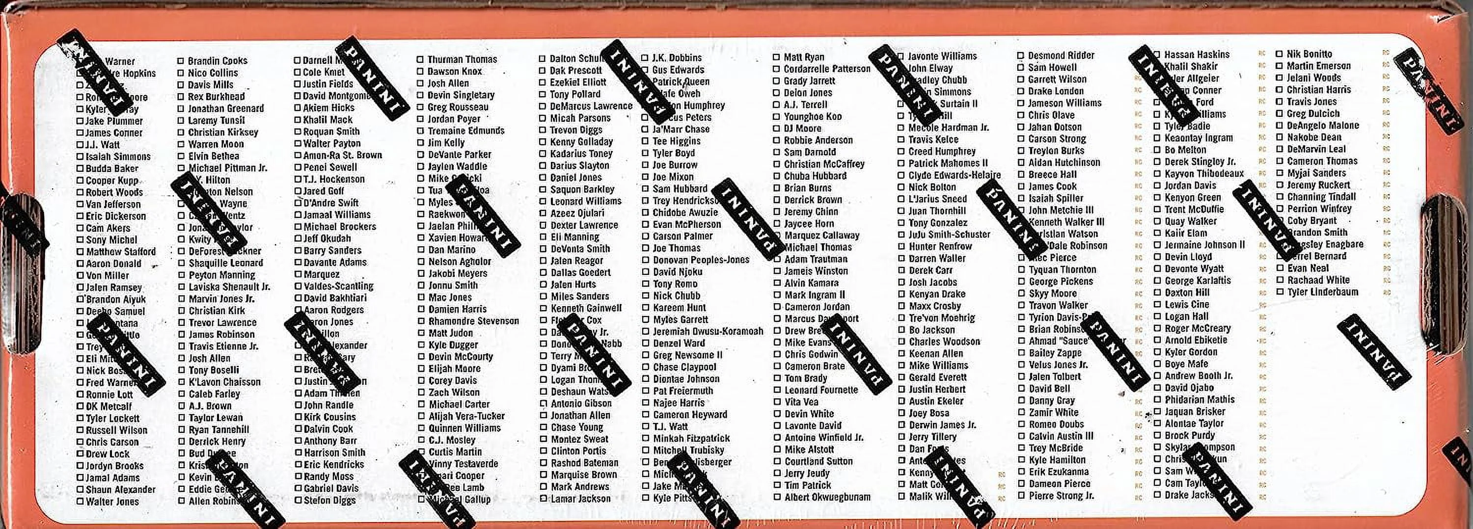 NFL Topps 2022 Donruss Football Cards Complete Set