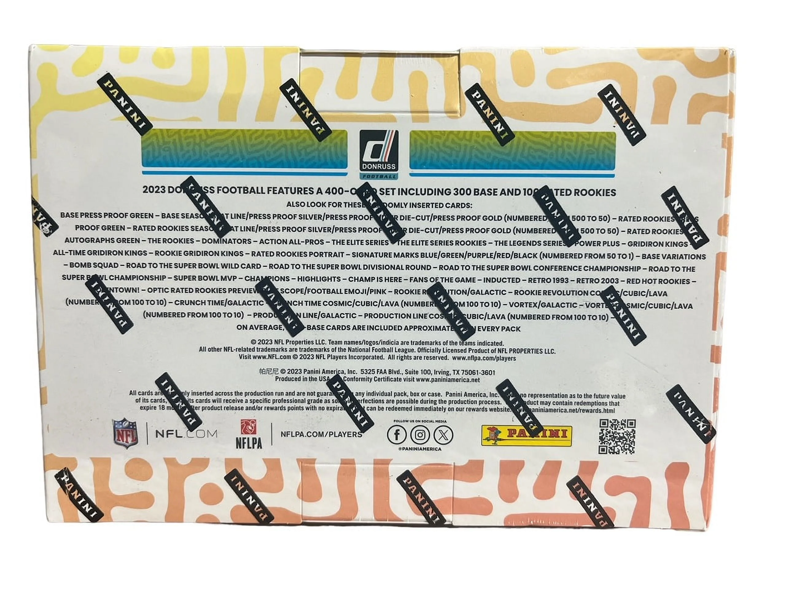 2023 Panini NFL Donruss Football Trading Card Mega Box
