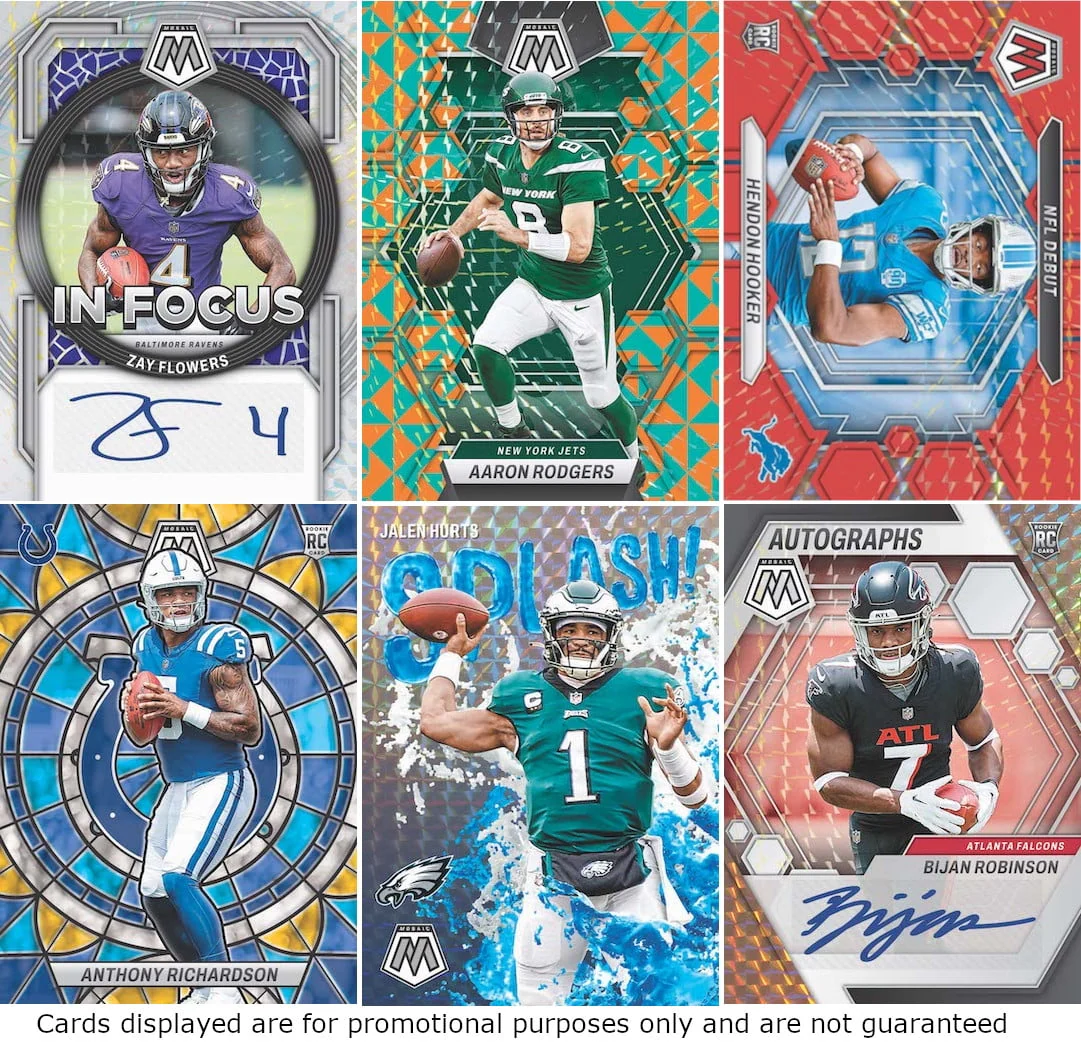 2023 Panini Mosaic NFL Football Trading Cards Fat Pack