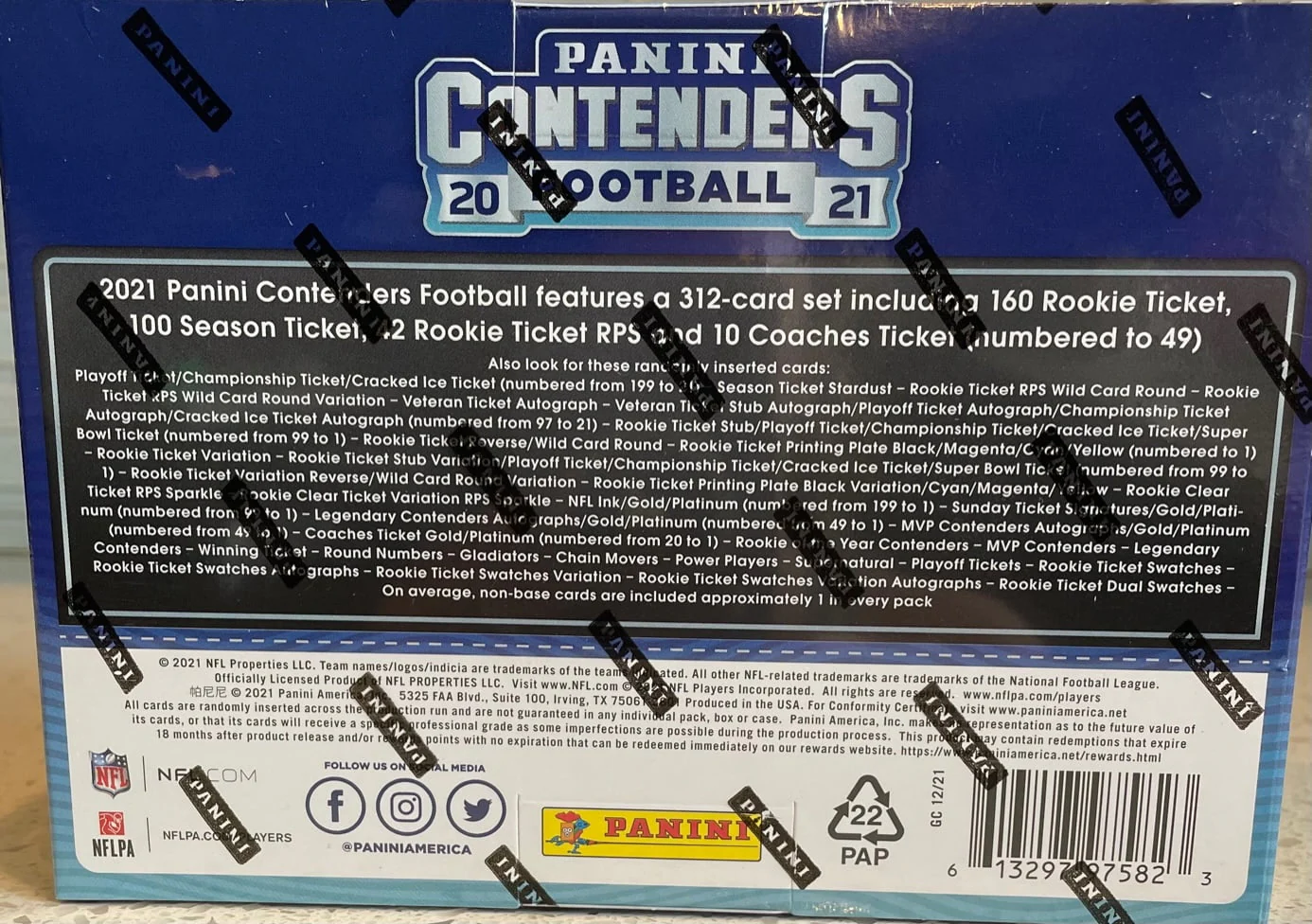 2021 Panini Contenders NFL Football Mega Box
