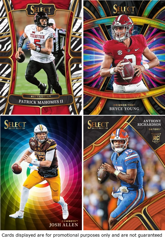 2023 Panini Select Draft Picks NFL Football Trading Card Blaster Box