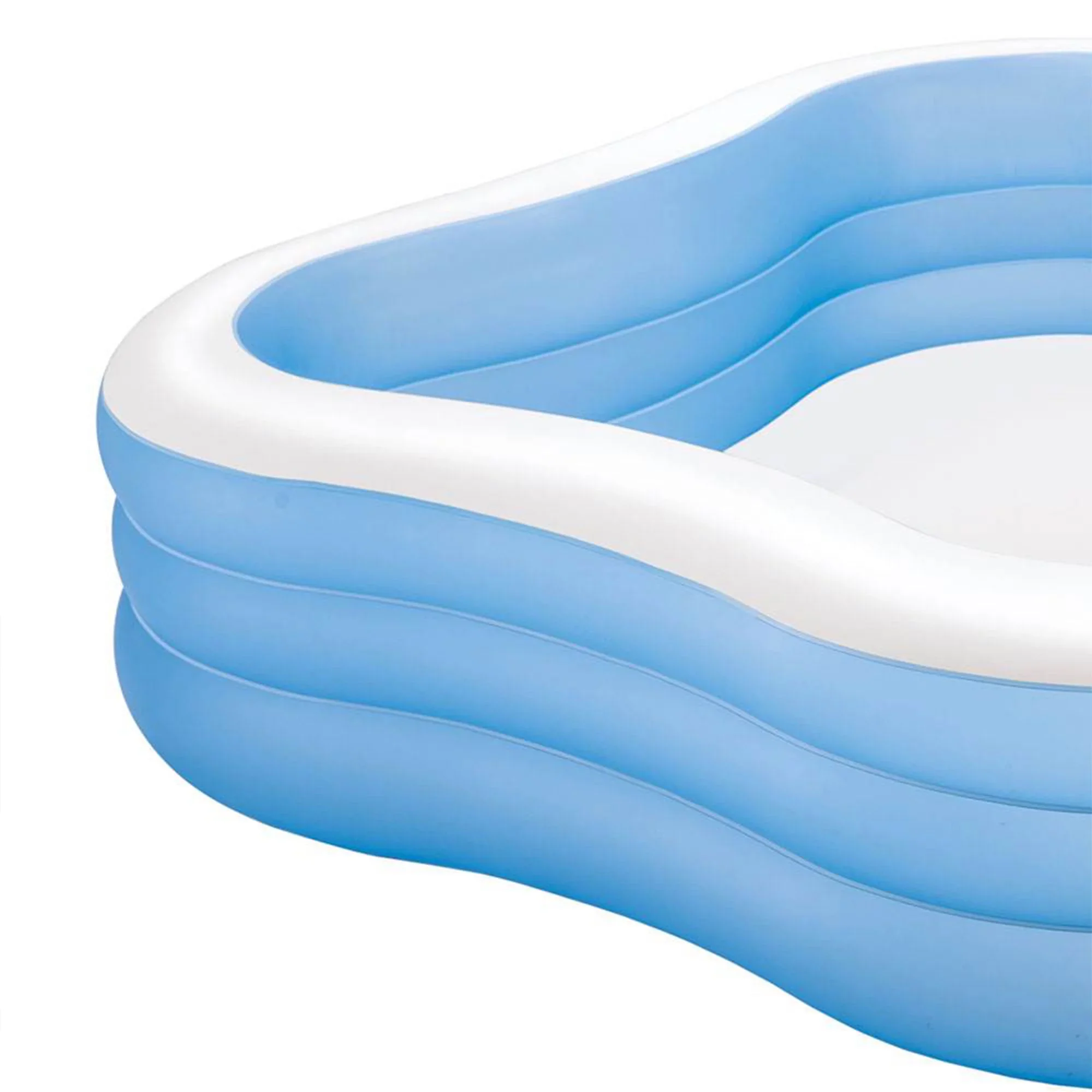 Intex Inflatable Beach Wave Swim Center Family Pool, 90