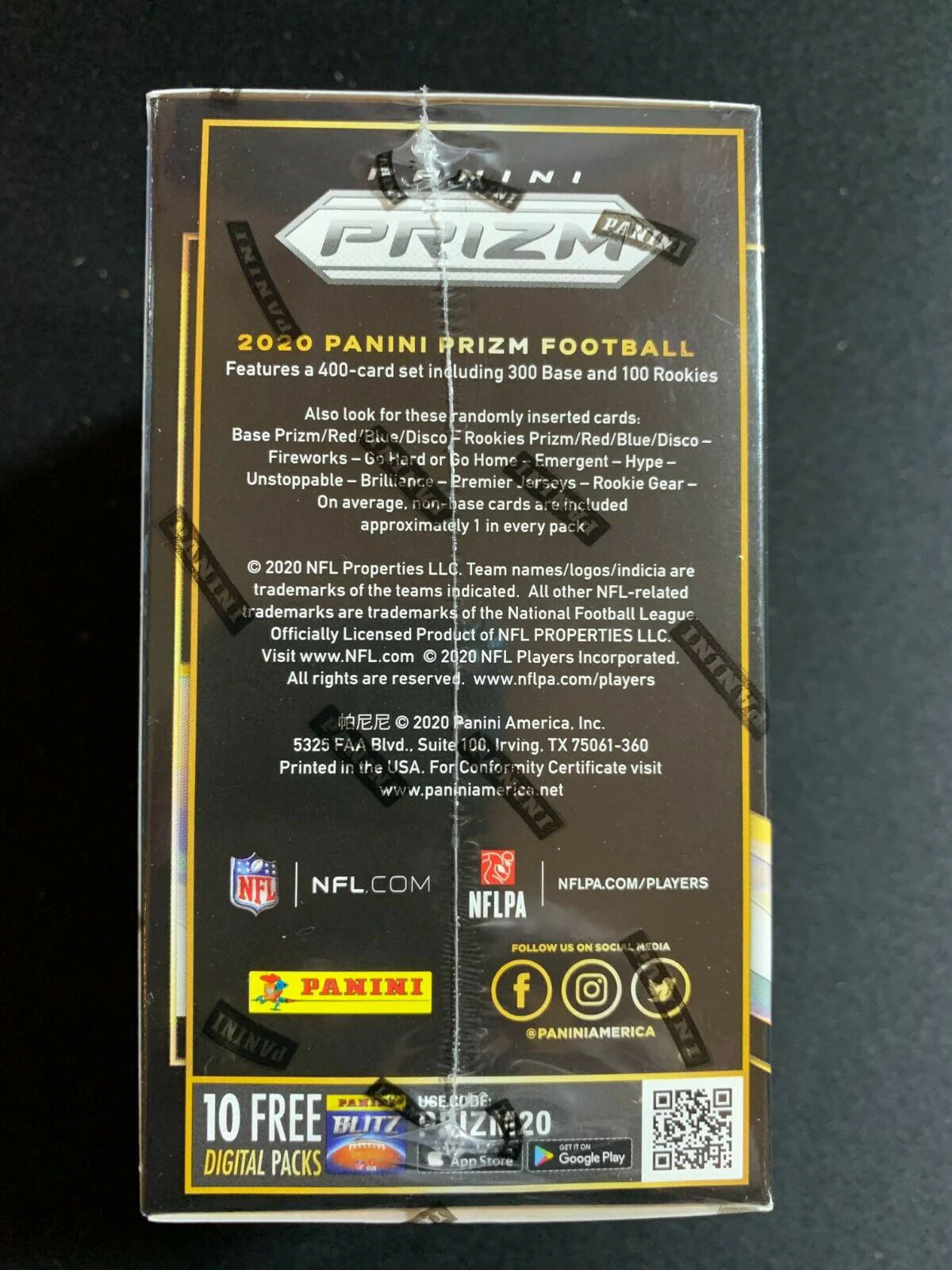 New Factory-Sealed 2020 Panini Prizm NFL Blaster Box - 6 Packs 24 Cards Total