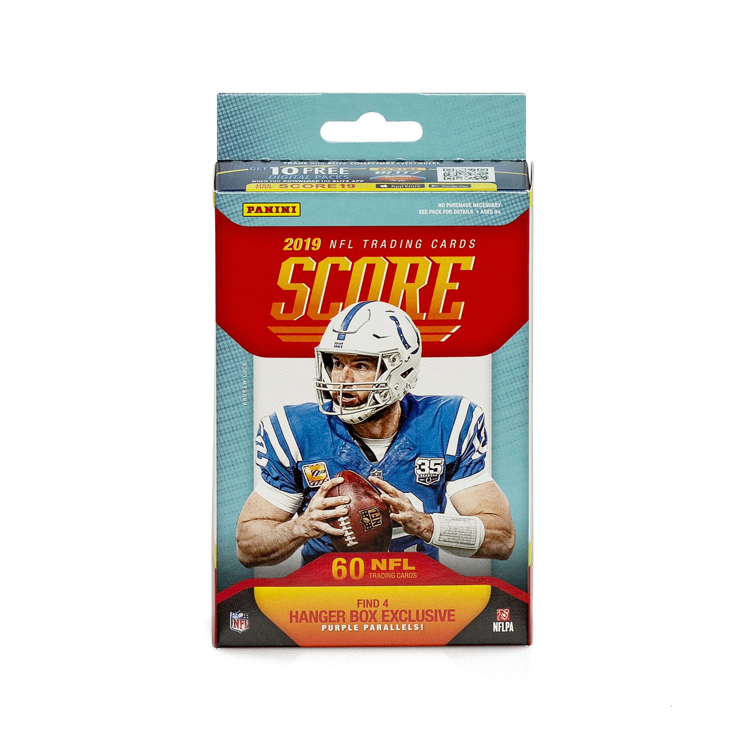 2019 Panini Score NFL Trading Cards Hanger Box