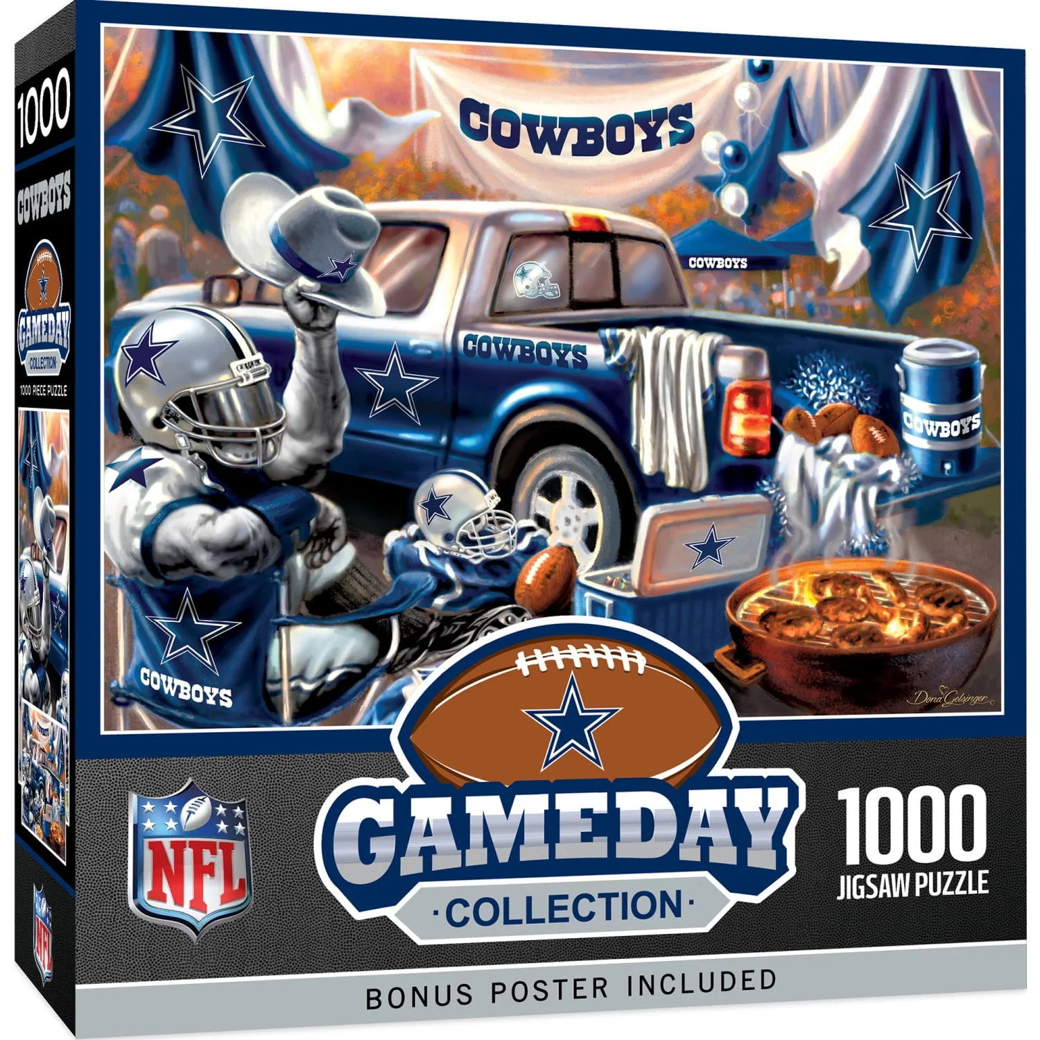 MasterPieces 1000 Piece Jigsaw Puzzle - NFL Dallas Cowboys Gameday