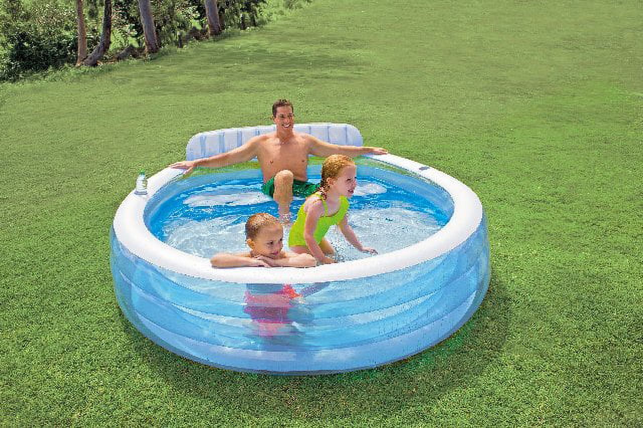 Intex Swim Center Inflatable Family Lounge Pool, 88