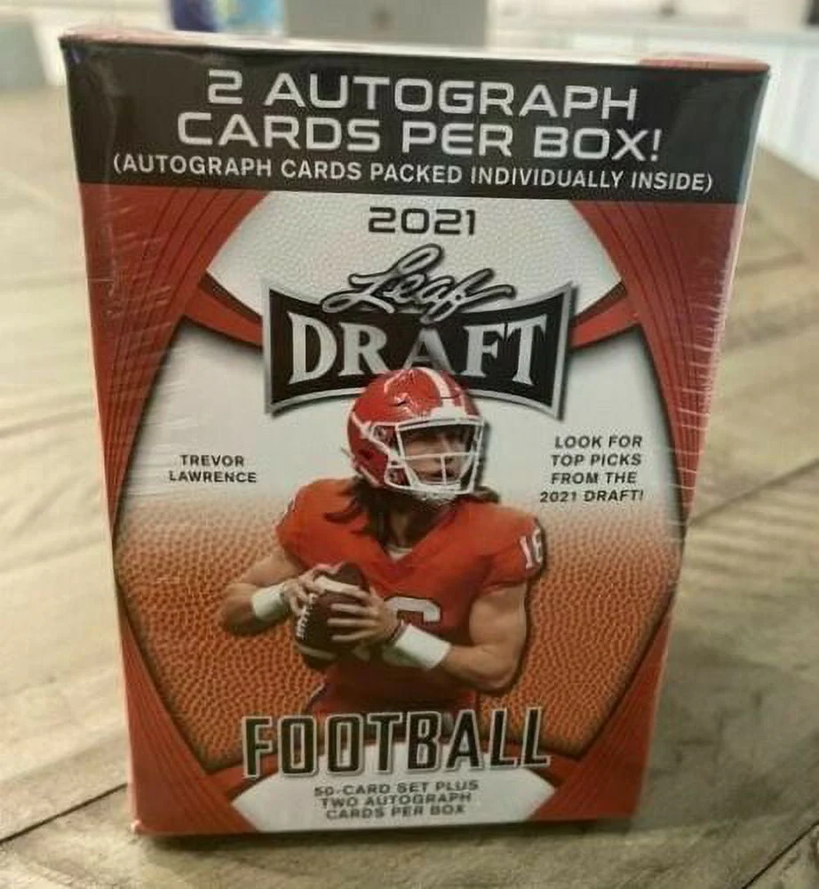 Leaf 2021 NFL Draft Football Blaster Box Trading Cards