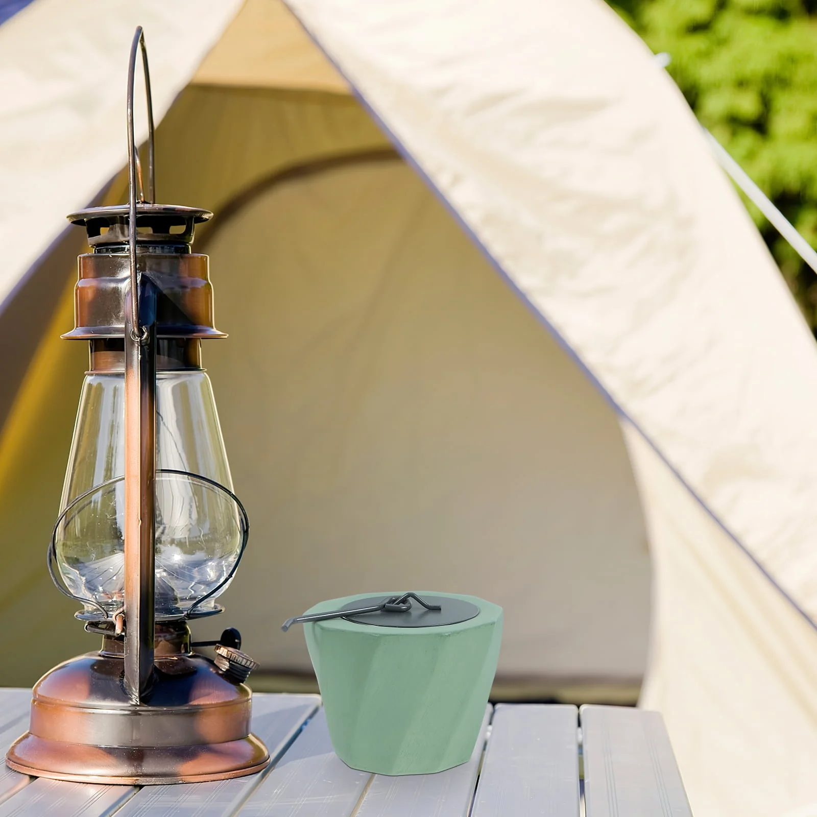 Flame Fireplace Camping Pit Stainless Steel Chiminea Outdoor Camper Stove Flames Multi-use Mini Metal Individual Travel