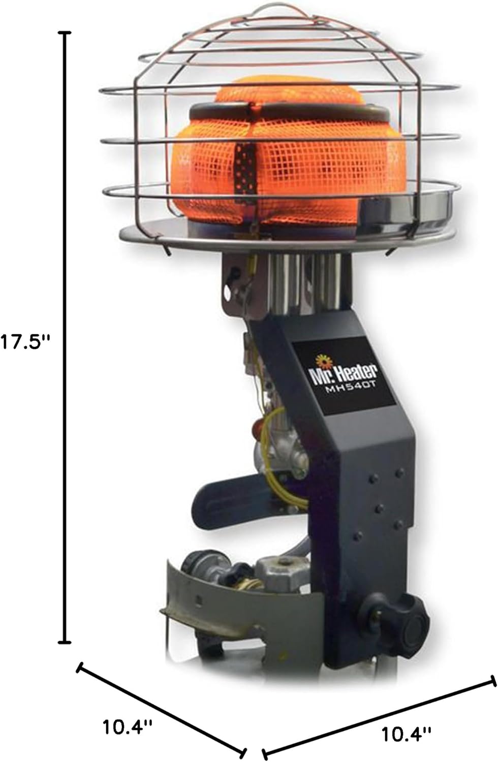 Original 540-Degree 45,000 BTU Tank Top Radiant Propane Heater