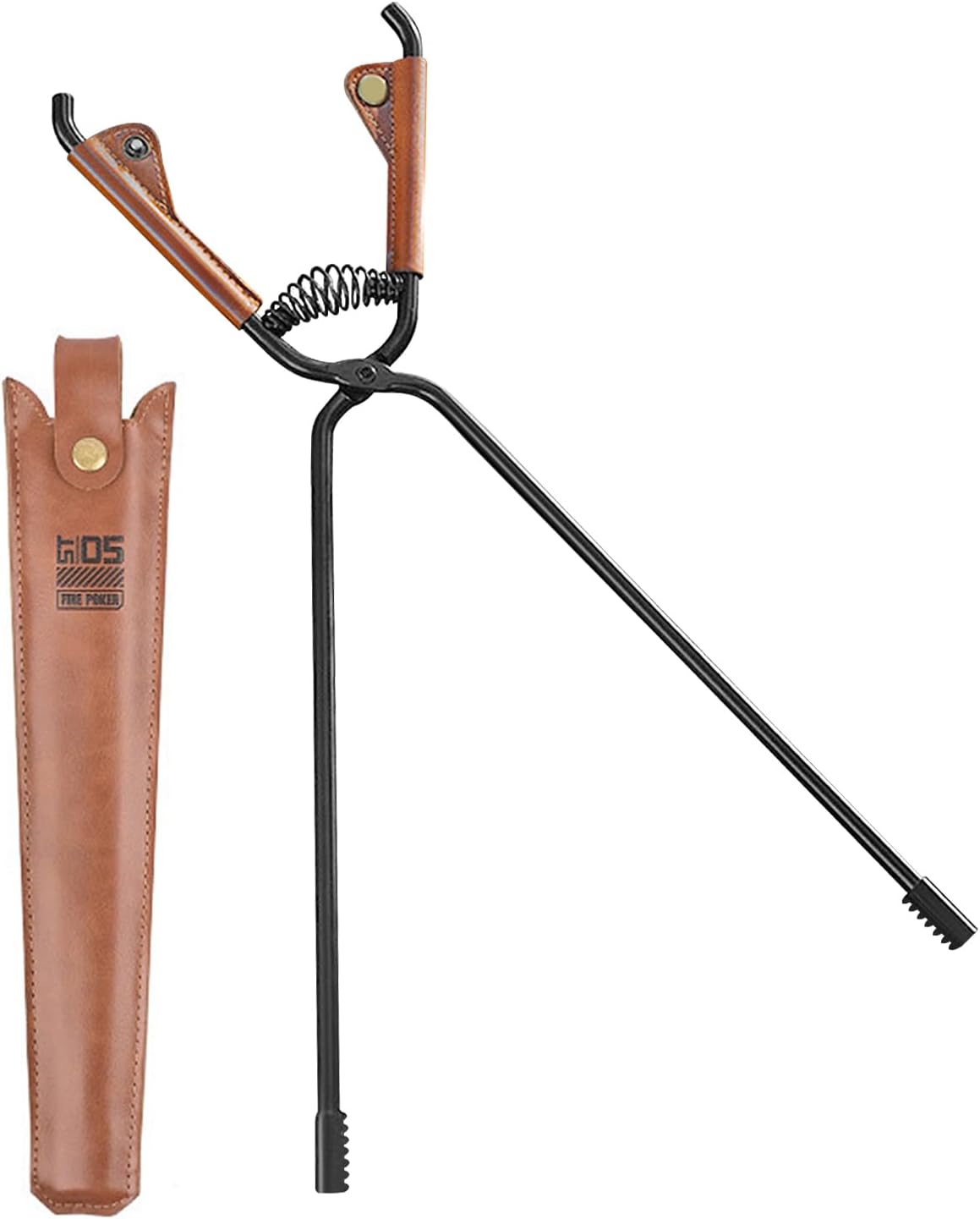 Charcoal Clip for Grilling, Portable Campfire Tongs, Charcoal Cherry Picker Tool, Thick and Campfire Clip, Non-Slip Charcoal Tongs, Easy-to-use Barbecue Tool Heat-Resistant Cooking Clip/120