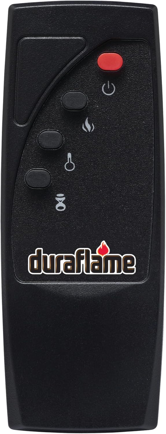duraflame Freestanding Electric Fireplace Stove Heater with 3D Flame Effect for 1,000 Sq. Ft. Room, Black