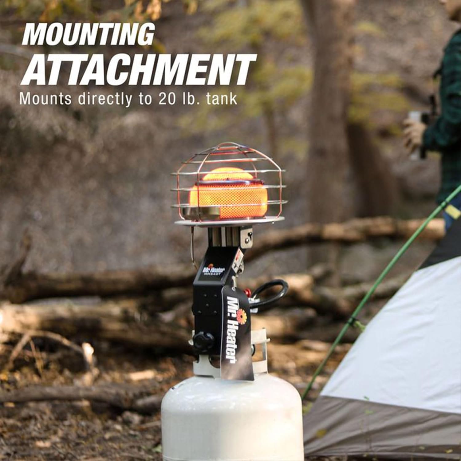 Original 540-Degree 45,000 BTU Tank Top Radiant Propane Heater