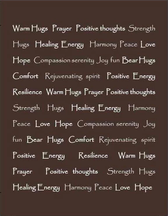 Gift Faux Fur Comfort Words Throw Blanket