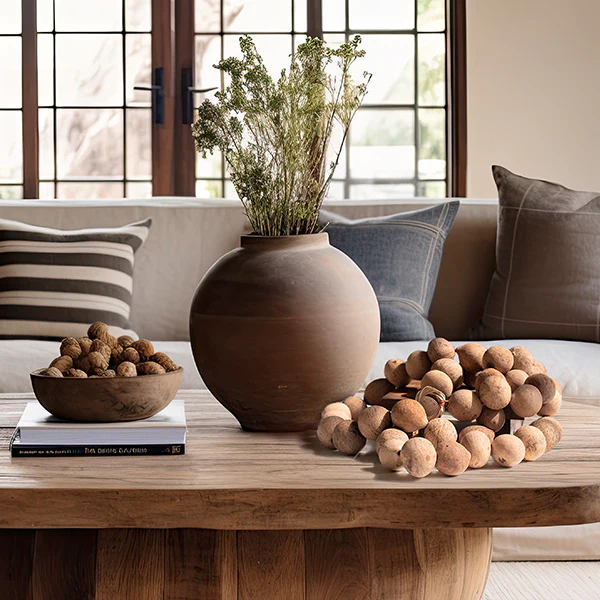 Dried Gourd Ball Garland