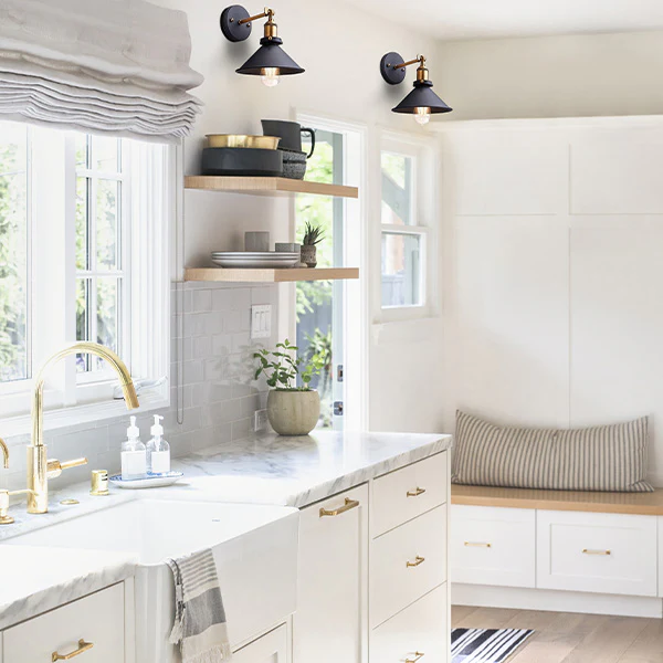 Pivoting European Wall Sconce, Pick Your Size