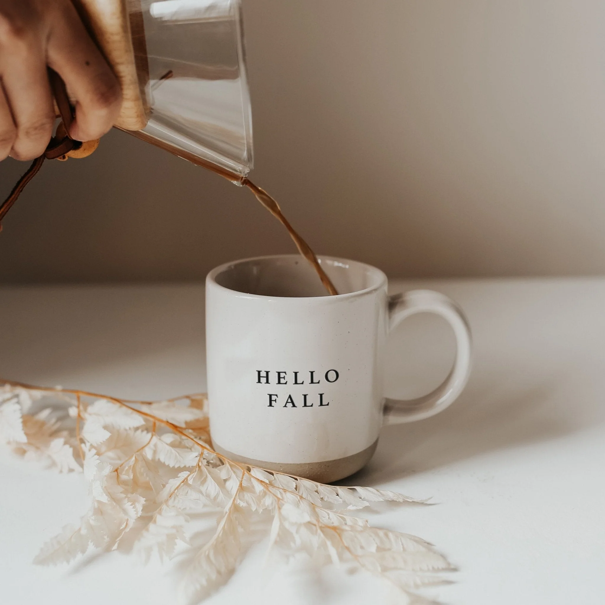 Hello Fall 14oz. Stoneware Coffee Mug