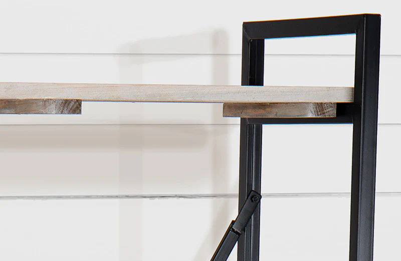 *HUGE* Industrial Cross Back Bookshelf