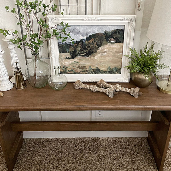 Wood Console Table | 66 Inch
