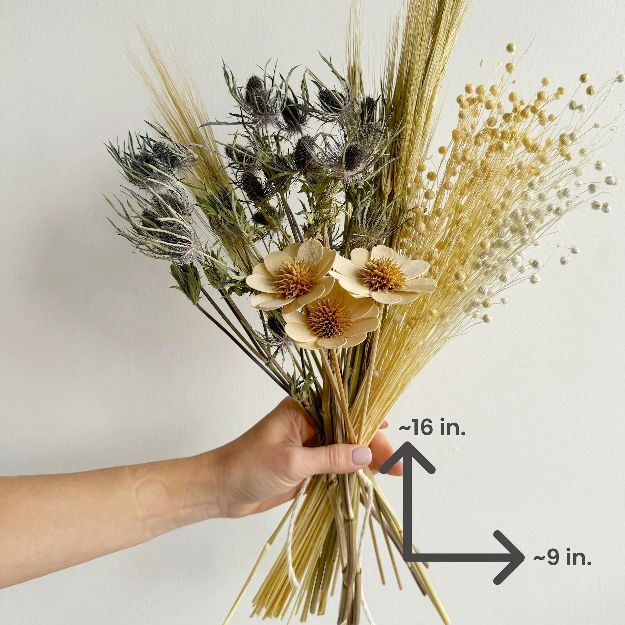 Dried Thistle & Luna Flower Bouquet