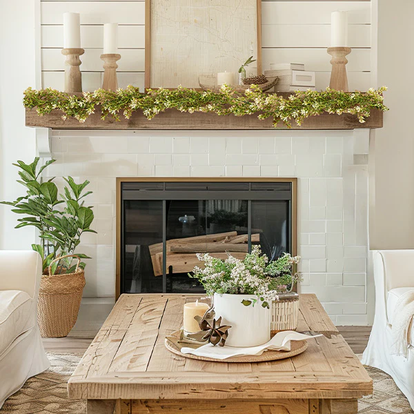 6 Foot Faux Boxwood Garland