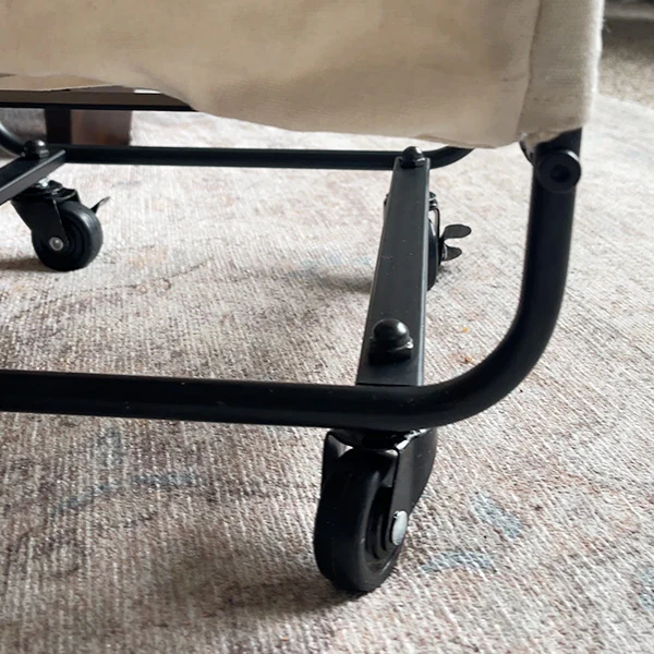 Vintage Inspired Laundry Basket On Wheels