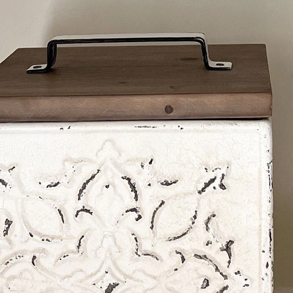 LARGE Ornate Medallion Canisters, Set of 2