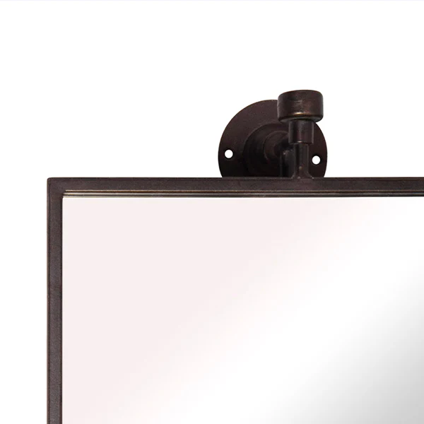 Industrial Metal Swivel Mirror, Pick Your Style