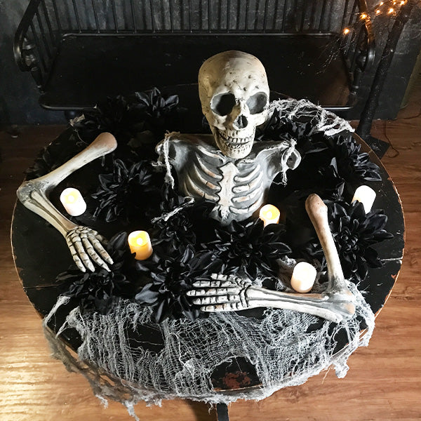 Half Skeleton Table Centerpiece
