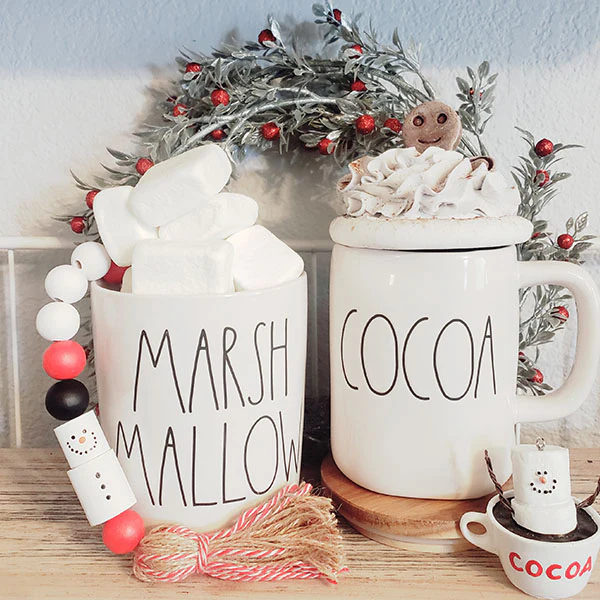 Christmas Beaded Garland with Tassels, Pick Your Style