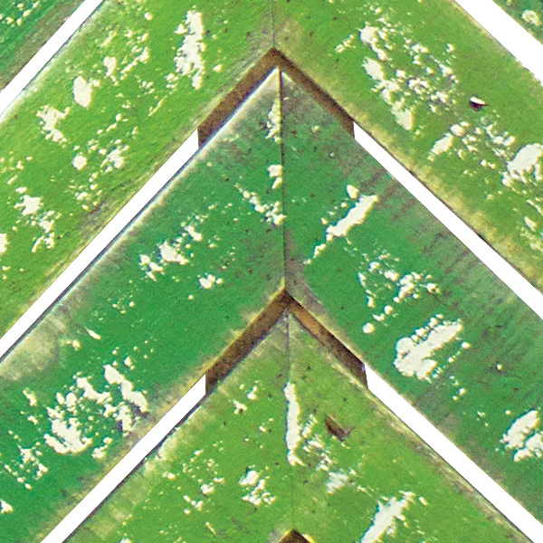 Recycled Wooden Christmas Trees, Set of 3