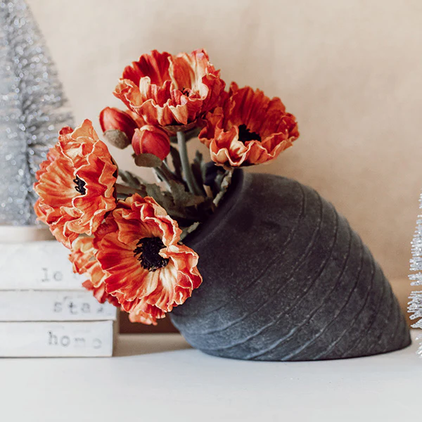 Black Terracotta Vase