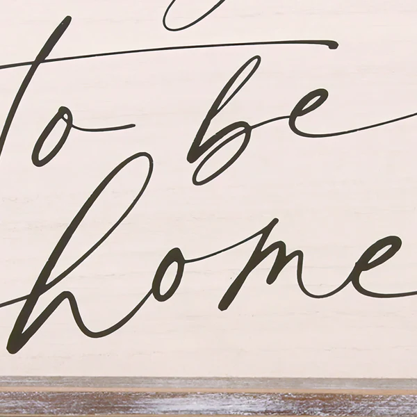 So Good To Be Home Wood Wall Art