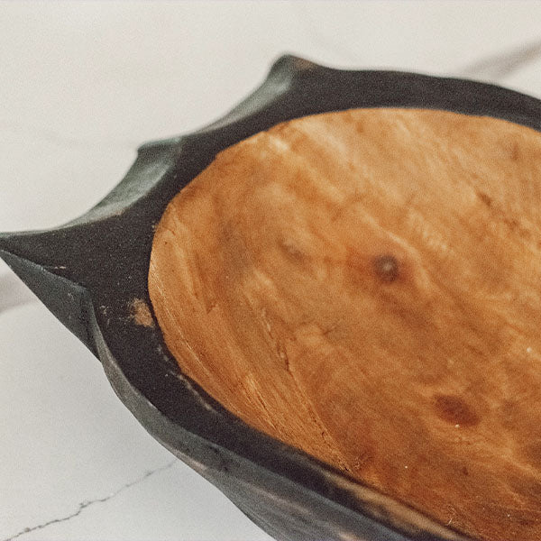 Handmade in Mexico Handcarved Modern Farmhouse Dough Bowl