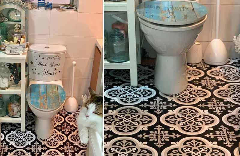 Ornate Peel and Stick Floor Tile