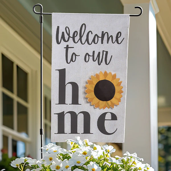 Welcome Yard Sign with Interchangeable Icons