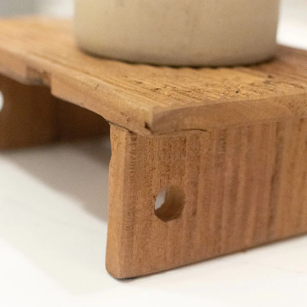 Repurposed Wooden Ship Ladder Risers, Set of 2