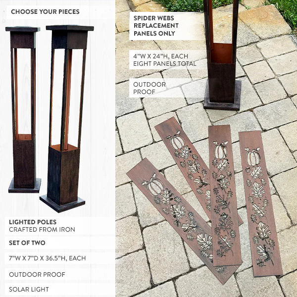 Interchange-a-glow Series: Pumpkin Light Pillars