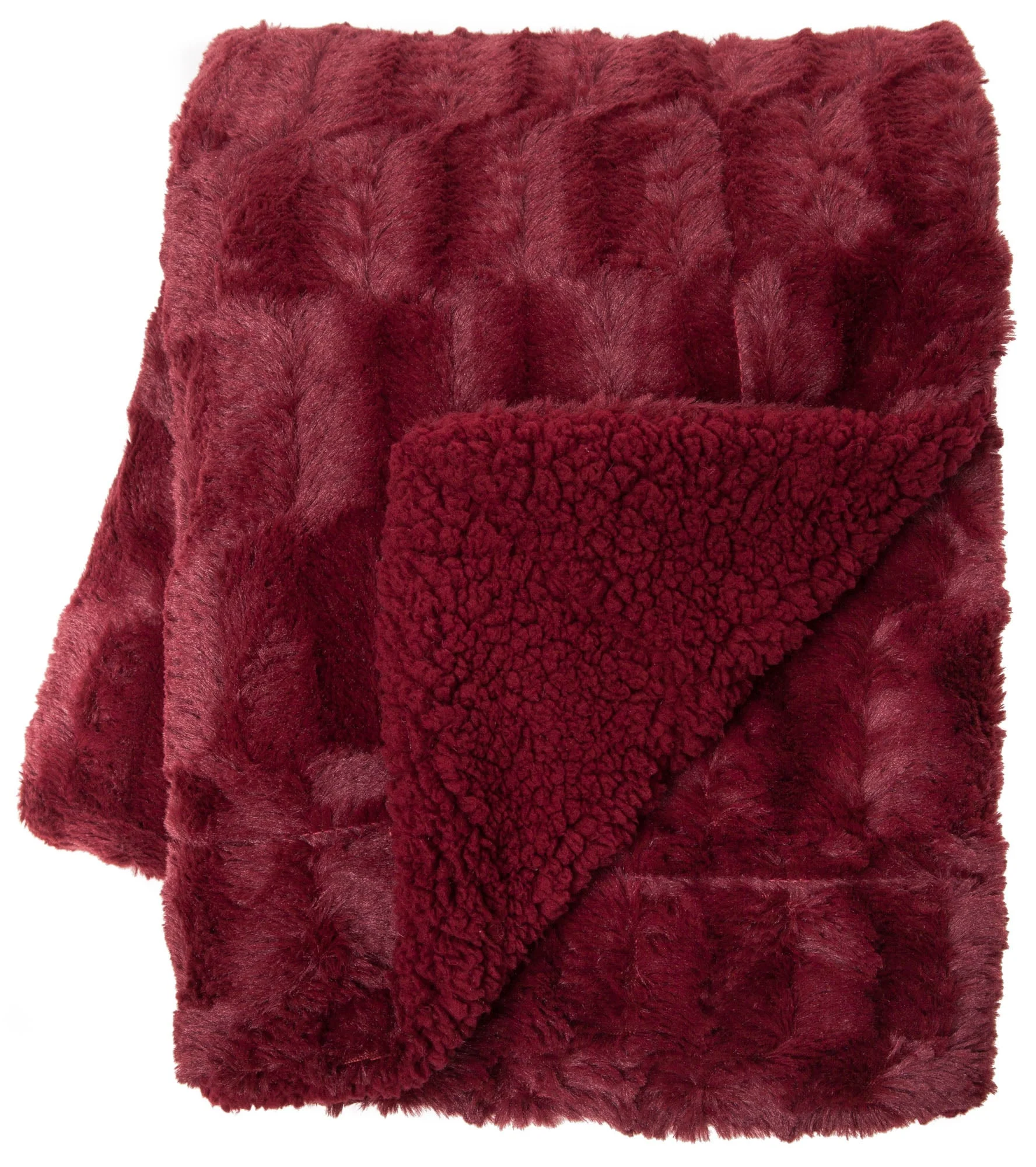 Deco Faux Fur Throw Blanket
