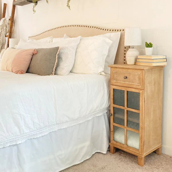 Wooden Storage Side Table