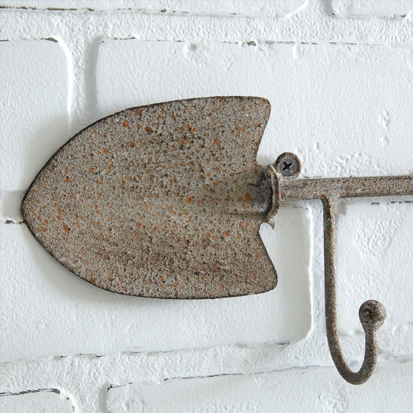 Metal Garden Shovel Wall Hook Rack
