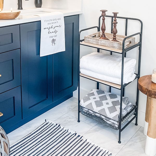 Three-Tier Space Saving Utilitarian Shelf