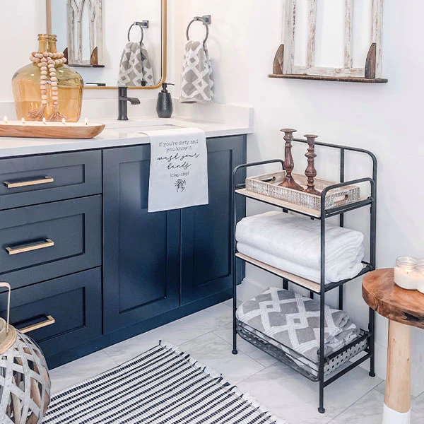 Three-Tier Space Saving Utilitarian Shelf