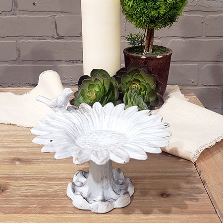 Whitewashed Sunflower Birdfeeder