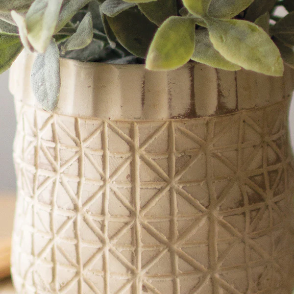 Potted Faux Sage Greenery