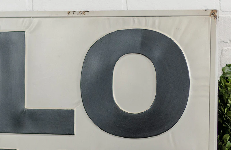 Stacked Letters LOVE Sign